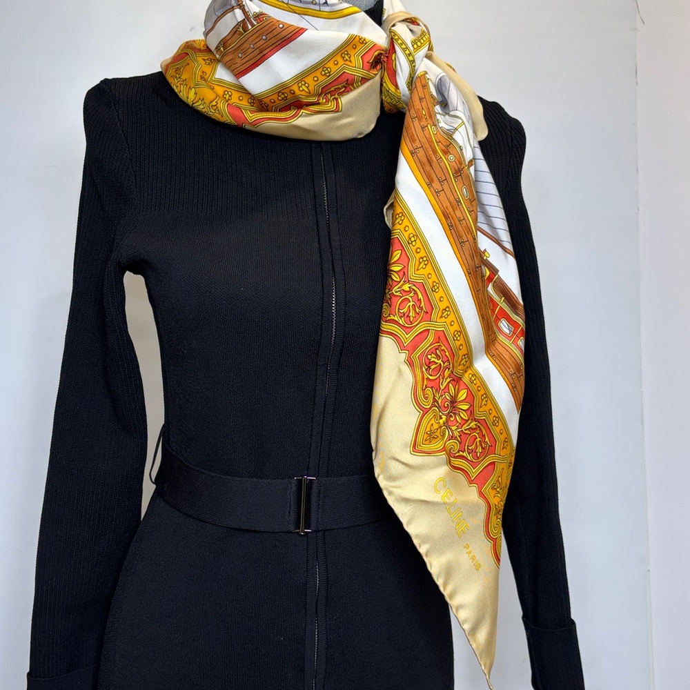 Celin Silk Scarf - Picture 11 of 16